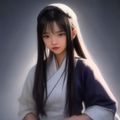 王思琪头像照片，短发时尚穿搭的女生，侧脸微笑，背景是咖啡厅